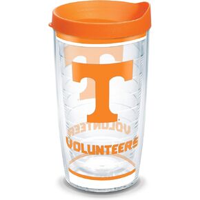 Tervis UT University of Tennessee Volunteers - Tradition Made in USA Double Walled Insulated Tumbler Travel Cup Keeps Drinks Cold & Hot, 16oz, Classic