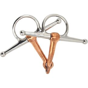 Mumusuki Horse Mouth Bit, Stainless Steel Horse Full Cheek Snaffle Horse Bits for Training Equestrian Equipment 125mm