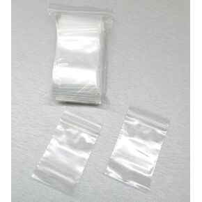 100 2"x3" ZIPLOCK BAGS Clear 2MIL Small POLY BAG RECLOSABLE BAGS Plastic Baggies in Saudi Arabia