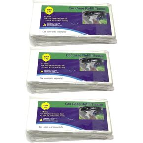 3-Ply Tissue Refill Packs for Car Visor Case Tissues Box 9 Pack