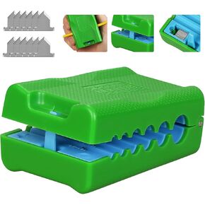 A-3511 Tube Stripper Stripping range 3.5-11mm Replaceable blade Cable Tube Slitter Fiber Optic Mid Span Cable Cutting Tool Jacket Tube Slitter Loose Tube Buffer with 12pcs spare blade