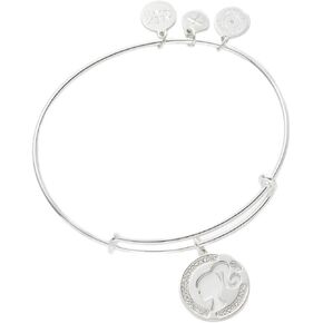 Alex and Ani Barbie Core، سوار Silhouette Pave قابل للتوسيع، لمسة نهائية ذهبية لامعة، ذهبي، 2 إلى 3.5 بوصة