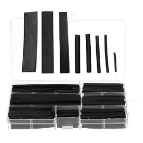 150Pcs Wire Heat Shrink Tubing Kit,3:1 Dual Wall Adhesive Heat Shrink Tubing Kit,with Storage Case