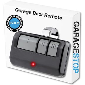 Garage Stop for 893LM 893Max Chamberlain Craftsman Liftmaster Garage Door Opener Remote, 1993 to Present (Yellow Learn Button), Universal Garage Door Opener Remote