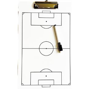 qibylift Football Coaching Board, Double Sided Football Clipboard for Coaches, Football Dry Erase Board for Coaches, Coaches Whiteboard, with Pen Erase, Portable Teaching Assistant Equipment