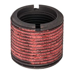 E-Z Lok Externally Threaded Insert, C12L14 Carbon Steel, Meets AISI 12L14, 1"-14 Internal Threads, 1-3/8"-12 External Threads, 1.250" Length, Made in US