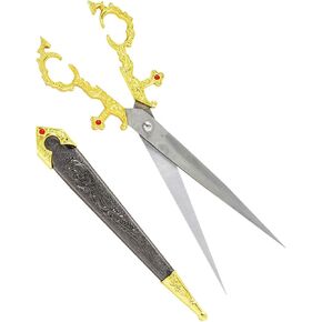 10 1/4" Gold Bodice Medieval Scissors