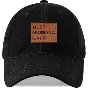 Gifts for Husband - Husband Gifts for Fathers Day from Wife, Husband Christmas Valentines Day Gifts Dad Hat Black