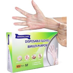 Disposable TPE Cooking Gloves, Ideal for Cleaning and Food Prep, Latex & Powder Free, Food safe