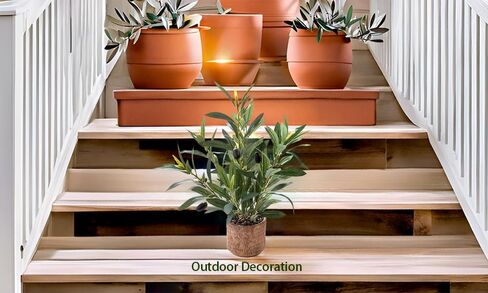 Indoor Fake Olive Plant 12 inch Faux Silk Plant in Black Rustic Planter Medium Size Perfect Artificial Olive Plant with Realistic Trunk and Lifelike Fruits for Home and Office Decor in Saudi Arabia