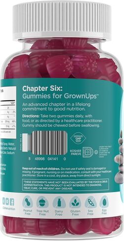 Zahler Chapter Six Magnesium Sugar Free Gummies, for Muscle, Nerve and Calming Support, 60 Raspberry Flavored Gummies. in Saudi Arabia