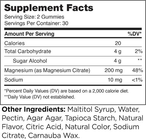 Zahler Chapter Six Magnesium Sugar Free Gummies, for Muscle, Nerve and Calming Support, 60 Raspberry Flavored Gummies. in Saudi Arabia