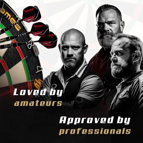 IgnatGames Darts Metal Tip Set - Professional Darts with Stylish Case and Darts Guide, Steel Tip Darts Set with Aluminum Shafts + Rubber O'Rings + Extra Flights + Dart Sharpener and Wrench in Kuwait