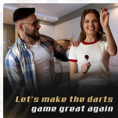 IgnatGames Darts Metal Tip Set - Professional Darts with Stylish Case and Darts Guide, Steel Tip Darts Set with Aluminum Shafts + Rubber O'Rings + Extra Flights + Dart Sharpener and Wrench in Kuwait