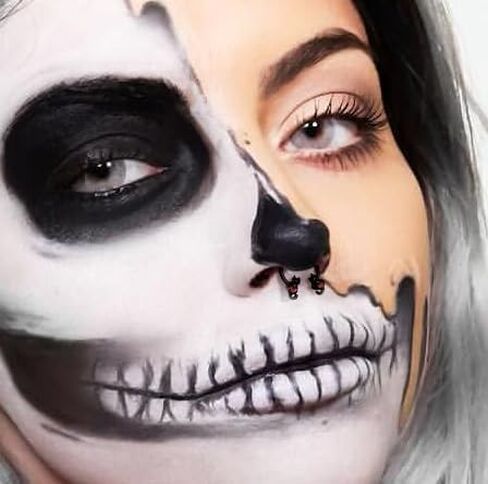 AccGin 16G Septum Ring for Women Men 316L Stainless Steel Bat Halloween Septum Clicker Nose Ring Hoop Daith Earring Helix Tragus Cartilage Piercing Jewelry in Kuwait