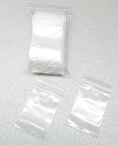 100 2"x3" ZIPLOCK BAGS Clear 2MIL Small POLY BAG RECLOSABLE BAGS Plastic Baggies in Saudi Arabia