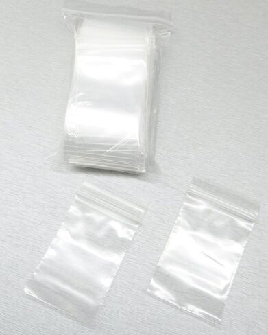 100 2"x3" ZIPLOCK BAGS Clear 2MIL Small POLY BAG RECLOSABLE BAGS Plastic Baggies in Saudi Arabia