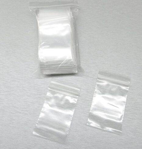 100 2"x3" ZIPLOCK BAGS Clear 2MIL Small POLY BAG RECLOSABLE BAGS Plastic Baggies in Saudi Arabia