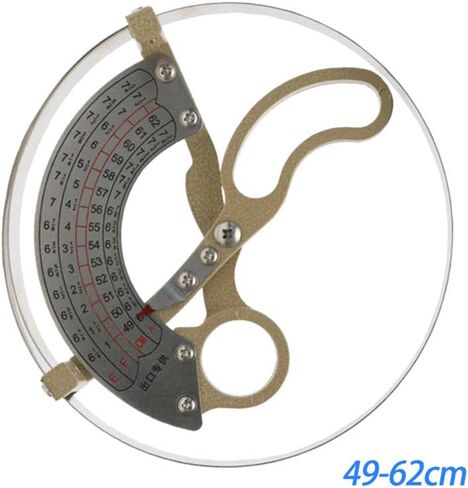 Stainless Steel Scissor Type Ruler Hat Caliper Ring Compass Cap Size Measuring Tool (57-70cm) in Kuwait