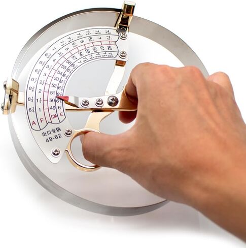 Stainless Steel Scissor Type Ruler Hat Caliper Ring Compass Cap Size Measuring Tool (57-70cm) in Kuwait