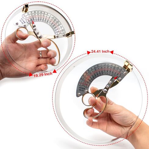 Stainless Steel Scissor Type Ruler Hat Caliper Ring Compass Cap Size Measuring Tool (57-70cm) in Kuwait