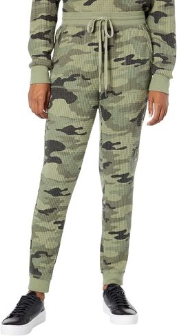 Dylan by True Grit Hallie Camo Waffle Joggers in Saudi Arabia
