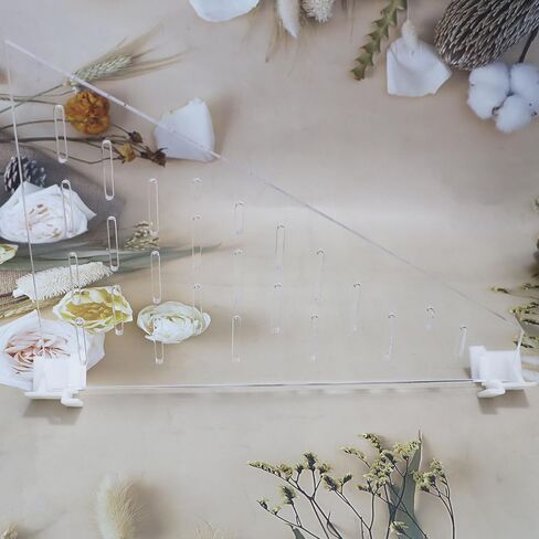 رف بديل PIAOLGYI لـ IKEA Detolf، أرفف زاوية أكريليك مثلثة وملحقات أرفف إضافية متوافقة مع خزانة IKEA Detolf الزجاجية، 11 بوصة × 15 بوصة (7 مم) ﻿ in Kuwait