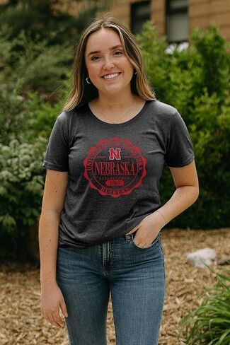 Blue 84 Women's NCAA Officially Licensed Tri-Blend T-Shirt Emblem in Saudi Arabia