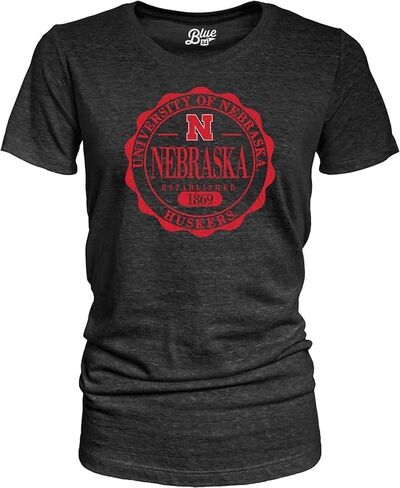 Blue 84 Women's NCAA Officially Licensed Tri-Blend T-Shirt Emblem in Saudi Arabia