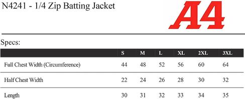 A4 Men's Batting Jacket in Kuwait