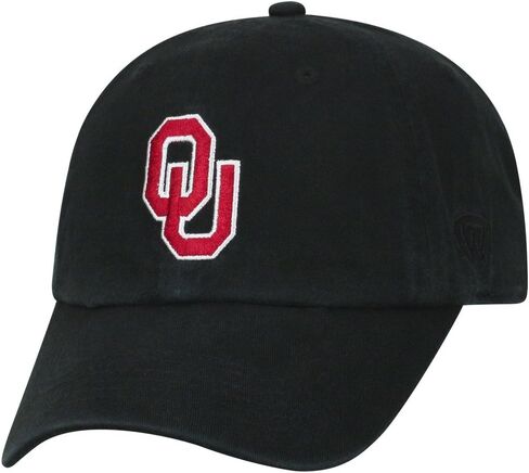 Top of the World Men's Adjustable Relaxed Fit Black Icon Hat in Saudi Arabia