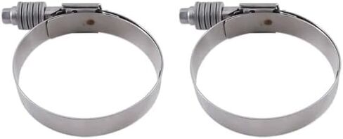 ميشيموتو - MMCLAMP-CTWG-92 مشبك تروس دودي التوتر المستمر، 2.76 بوصة - 3.62 بوصة (70 مم - 92 مم)، فضي in Saudi Arabia