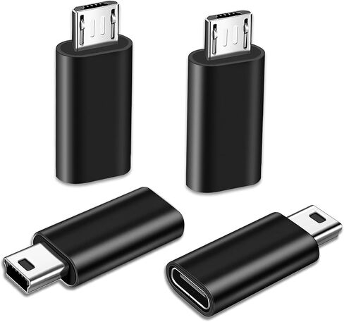 4 عبوات 【USB C ذكر إلى Lightning】&】محول Lightning إلى USB C أنثى، يدعم الشحن السريع PD ونقل البيانات، غير مناسب للصوت/OTG، ينطبق على iPhone 15 Pro Max Plus/14/13/12، iPad إلخ in Kuwait