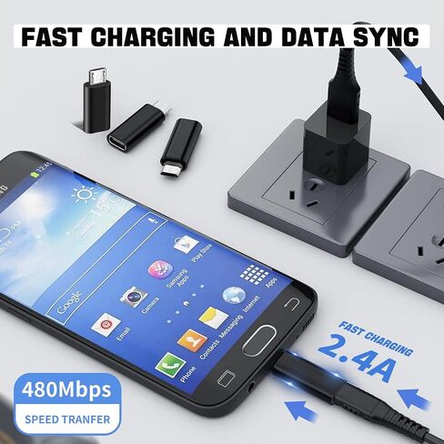 4 عبوات 【USB C ذكر إلى Lightning】&】محول Lightning إلى USB C أنثى، يدعم الشحن السريع PD ونقل البيانات، غير مناسب للصوت/OTG، ينطبق على iPhone 15 Pro Max Plus/14/13/12، iPad إلخ in Kuwait