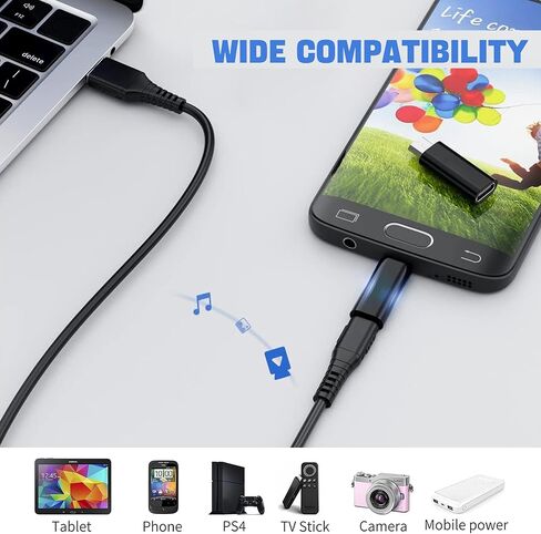 4 عبوات 【USB C ذكر إلى Lightning】&】محول Lightning إلى USB C أنثى، يدعم الشحن السريع PD ونقل البيانات، غير مناسب للصوت/OTG، ينطبق على iPhone 15 Pro Max Plus/14/13/12، iPad إلخ in Kuwait