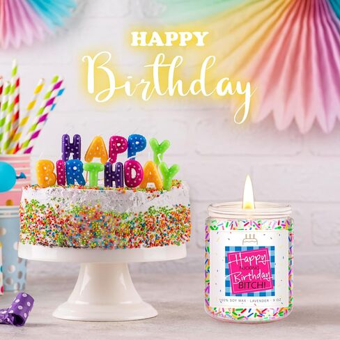 هدايا عيد ميلاد للنساء والرجال، شمعة عيد ميلاد سعيد مضحكة، أفكار هدايا عيد ميلاد أفضل صديق، هدايا شموع عيد ميلاد لها ولها، عيد ميلاد سعيد F*ucking B*Itch Candle in Saudi Arabia