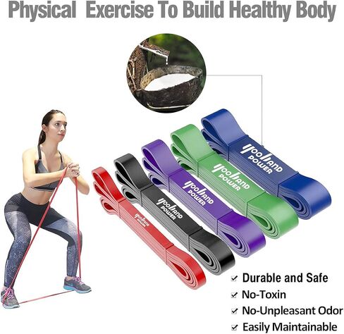 Resistance Band Set,Pull Up Assistance Bands,Exercise Bands,Workout Stretch Bands,Mobility Bands, Powerlifting Bands,for Resistance Training,Physical Therapy,Home Fitness,for Men & Women in Saudi Arabia