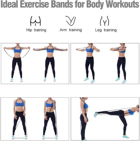 Resistance Band Set,Pull Up Assistance Bands,Exercise Bands,Workout Stretch Bands,Mobility Bands, Powerlifting Bands,for Resistance Training,Physical Therapy,Home Fitness,for Men & Women in Saudi Arabia