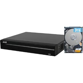 Dahua Advanced 8-Channel PoE Network Video Recorder with 4K HDMI Output and AI Surveillance Features NVR for Home Security Camera System, Supports up to 8 x 8MP/4K (6MP/5MP/4MP/3MP/1080P) IP Cameras