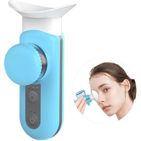 Heated Nano Eye Mist Sprayer,Portable Eye Mister with Warm Compress Moist Heat for Relief Dry Eyes and Stye,Eye Drops Tool,Rechargeable Electric Eye Steamer for Eyelid,Eye Skin SPA