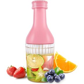 evron 35 oz Fruit Infuser Water Bottle,Infusion Water Pitcher Bottle,Detachable Large Opening for Easy Fruit Adding & Cleaning Designed (35 oz Pink)