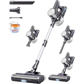 Cordless Vacuum Cleaner, 28Kpa Powerful Suction, Stick Cordless Vacuum 6 in 1, Detachable Battery Up to 40 Min Runtime, Lightweight Cordless Vacuum for Home Pet Hair Hard Floor in Saudi Arabia
