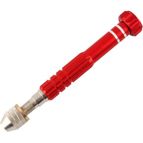 Larcele Precision Pin Vise Hand Drill, Keyless Mini Adaptor Chuck, 3 Jaw Chuck, for Micro Drill Bits 0" to 1/8" SDZKQ-02 (Red) in Kuwait