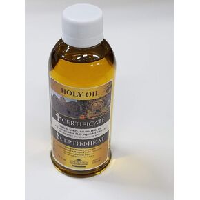LION OF JUDAH MARKET Large Holy Oil from The Sepulcher Church in Jerusalem