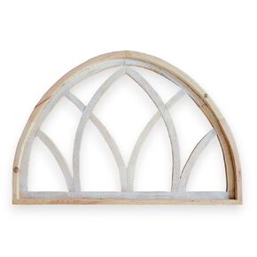 Ranch Junkie Farmhouse Half Moon Large Wooden Wall Window Wood Window Large Mountain Ridge