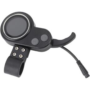 Color Screen Electric Scooter LCD Display Waterproof 6 Pin Connector, 36-60V Voltage Adjustable with Speed Gear Power Indicator, for 10inch Scooter No.2 Protocol