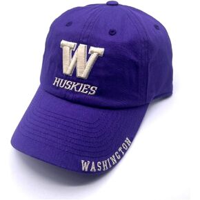 Washington University Classic Edition Hat Adjustable Huskies Relaxed Fit Team Logo Cap