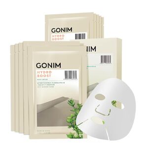 Hydro Boost Skin Barrier Mask 20pcs.Hydrating Face Masks for Sensitive Skin.Korean Skin Care.Moist-7 Hyaluronic Acid Complex.Instant Brightening