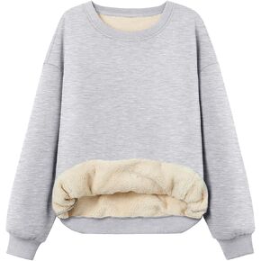 العصرية الملكة المرأة الشتاء الصوف شيربا اصطف البلوز Crewneck كم طويل البلوز هوديس وتتسابق الملابس 2024