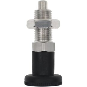 1PCS Push Fit Ball Nose Spring Plunger Stainless Steel Non-Locking Spring Return Knob Plunger M10 Spring Indexing Plunger for Industrial Fastener Automatic Equipment